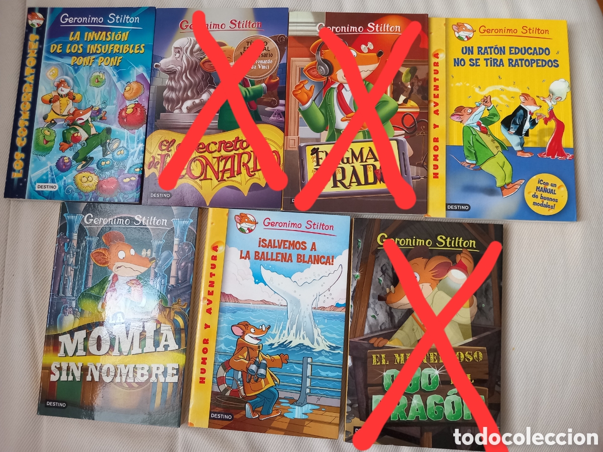 Libros: Lote de 4 libros de Geronimo Stilton - Foto 1