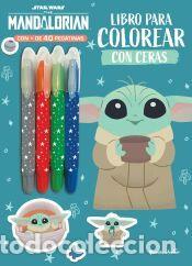 Libros: Star Wars. The Mandalorian. Libro para colorear con ceras: Con pegatinas