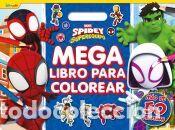 Libros: Spidey y su superequipo. Megalibro para colorear: Con pegatinas - Marvel