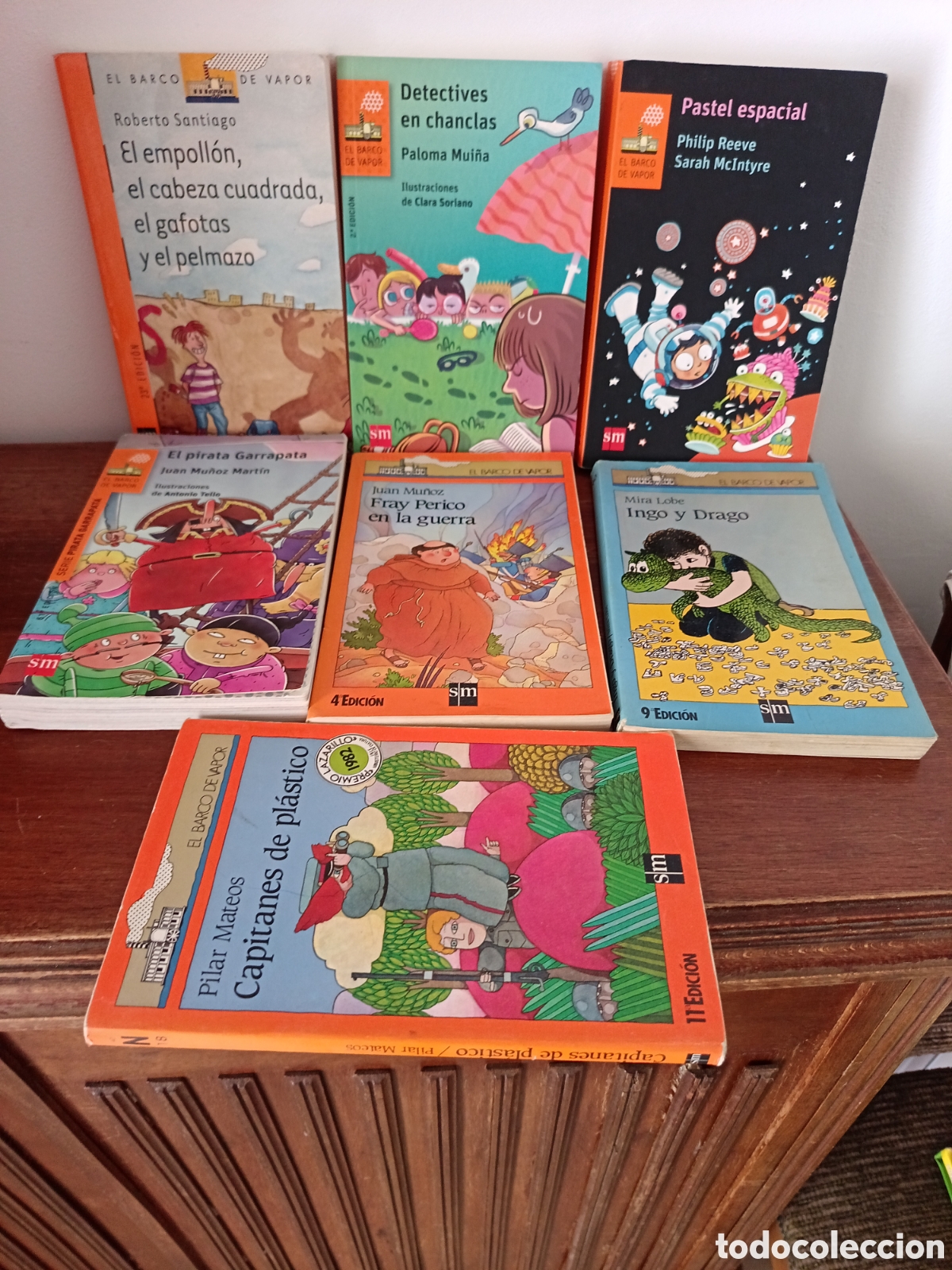 Libros: BARCO DE VAPOR 7 LIBROS