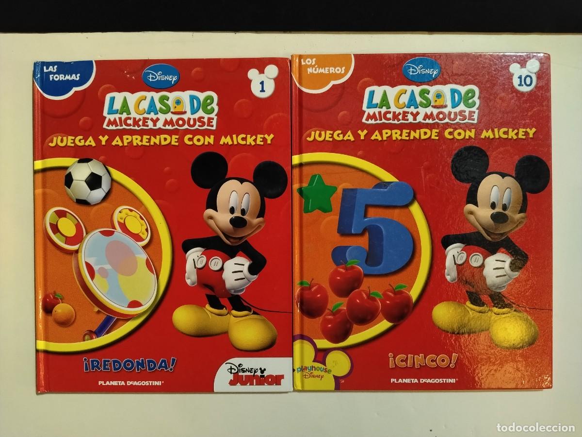 Livros: 2 LIBROS DE LA CASA DE MICKEY MOUSE,N&ordm; 1 Y 10 (VER FOTOS)