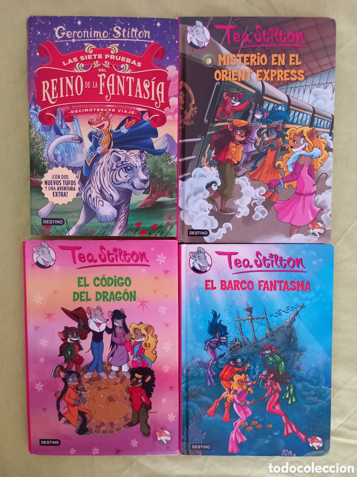 Libros: Lote de 4 libros Geronimo Stilton y Tea Stilton &ndash; Tapa dura