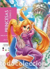 Libros: Dibujos para colorear, &iexcl;qu&eacute; misterio! Princesas tomo 2 - Varios autores