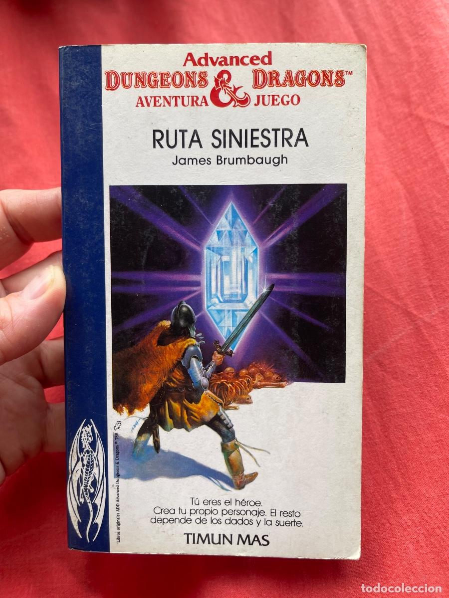 Libros: ADVANCED DUNGEONS & DRAGONS LOMO AZUL LIBRO JUEGO TIMUN MAS N&ordm; 13 RUTA SINIESTRA
