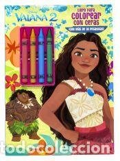 Libros: Vaiana 2. Libro para colorear con ceras: Con pegatinas - Disney