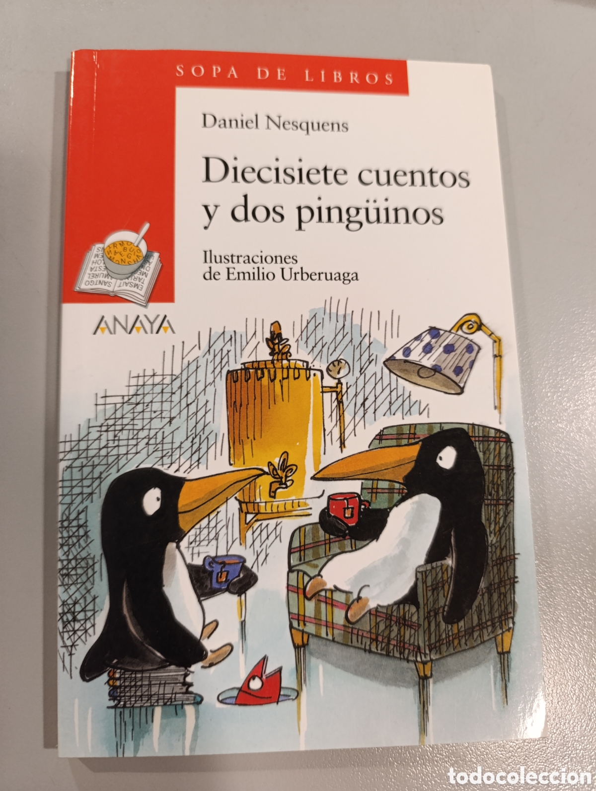 Libros: Diecisiete cuentos y dos pingu&uuml;inos Daniel Nesquens. Urberuaga