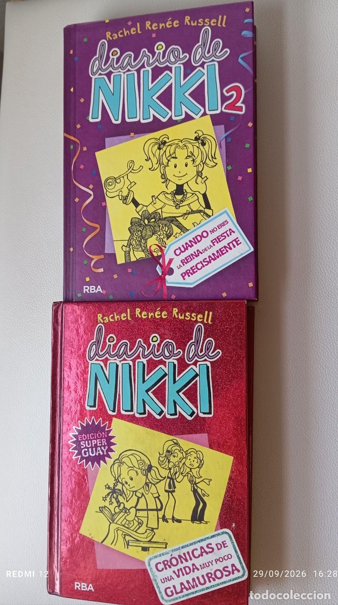 Libros: Lote de dos libros de diario de Nikki