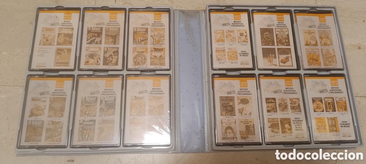 Libros: Study Comics Ast&eacute;rix Tint&iacute;n 12 cassettes - Foto 3