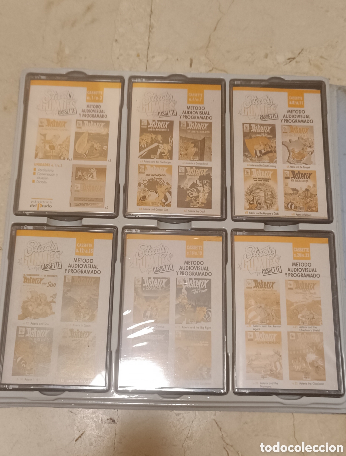 Libros: Study Comics Ast&eacute;rix Tint&iacute;n 12 cassettes - Foto 4