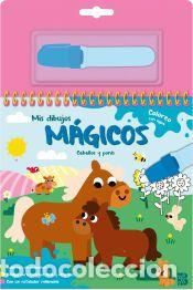 Libros: MIS DIBUJOS M&Aacute;GICOS - COLOREO CON AGUA - CABALLOS Y PONIS - BALLON
