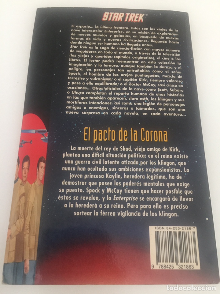 Libros: Libro star trek el pacto de la corona - Foto 2