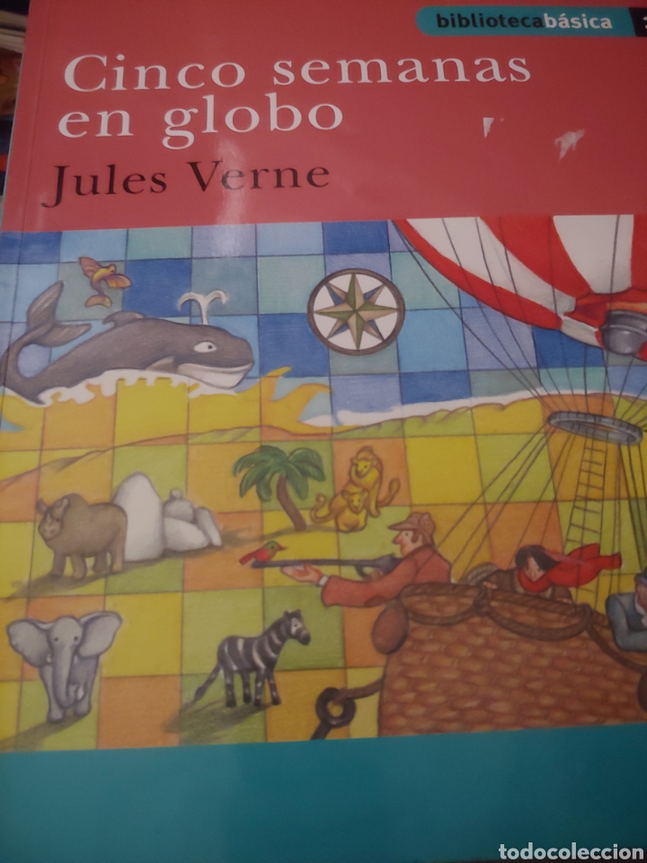 Libros: Libro Infantil Cinco Semanas en Globo - Foto 1