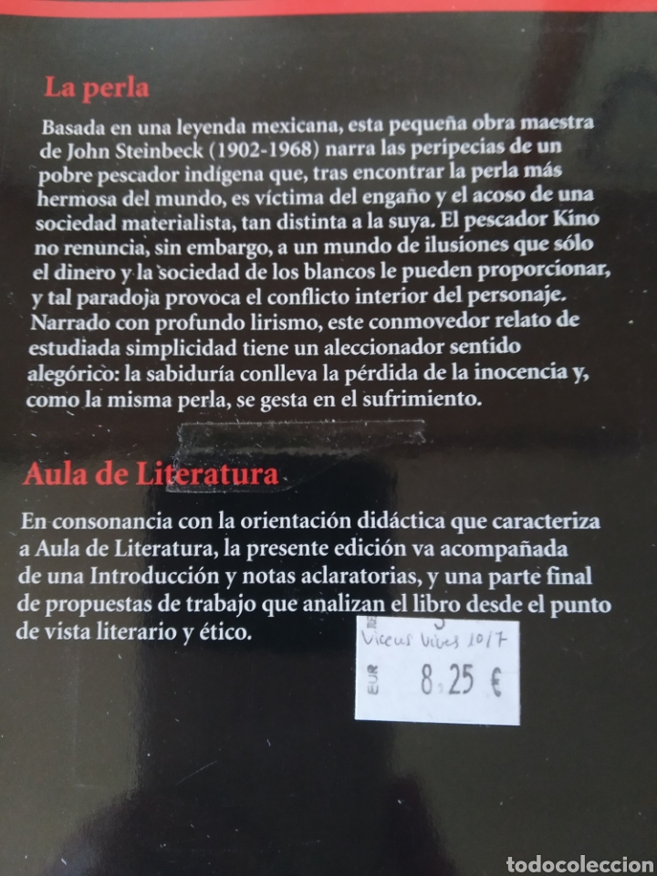 Libros: La Perla. John Steinbeck. Nuevo - Foto 2