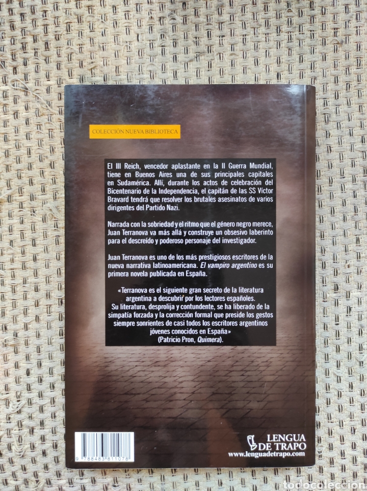 Libros: libro El vampiro argentino Juan Terranova. Ed. Lengua de trapo - Foto 2 - 236098225