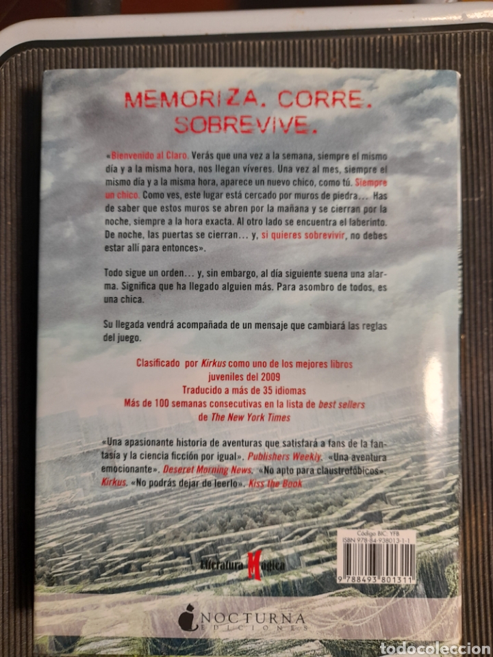Libros: El corredor del laberinto. James Dashner - Foto 2