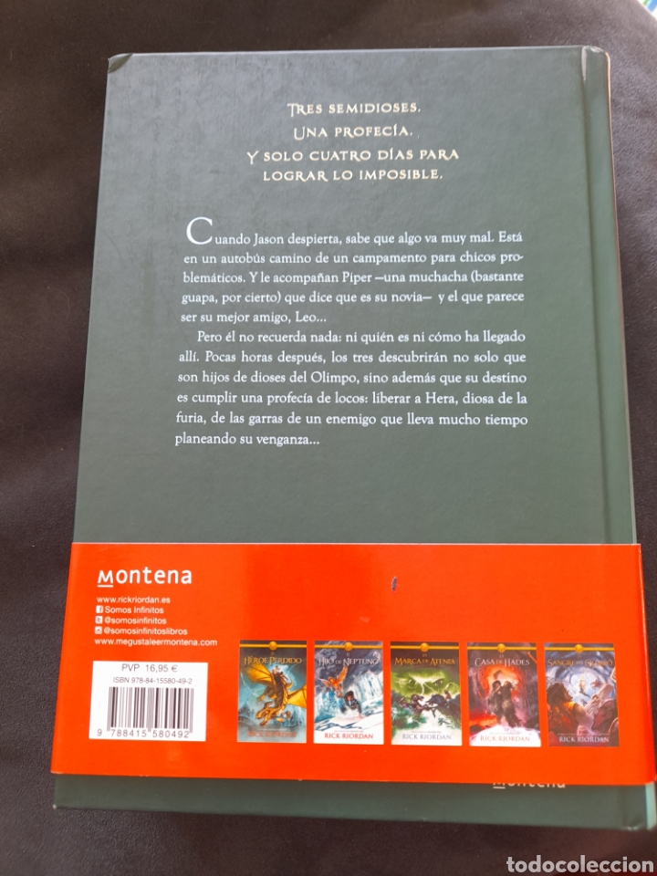 Libros: El h&eacute;roe perdido. Rick Riordan - Foto 2
