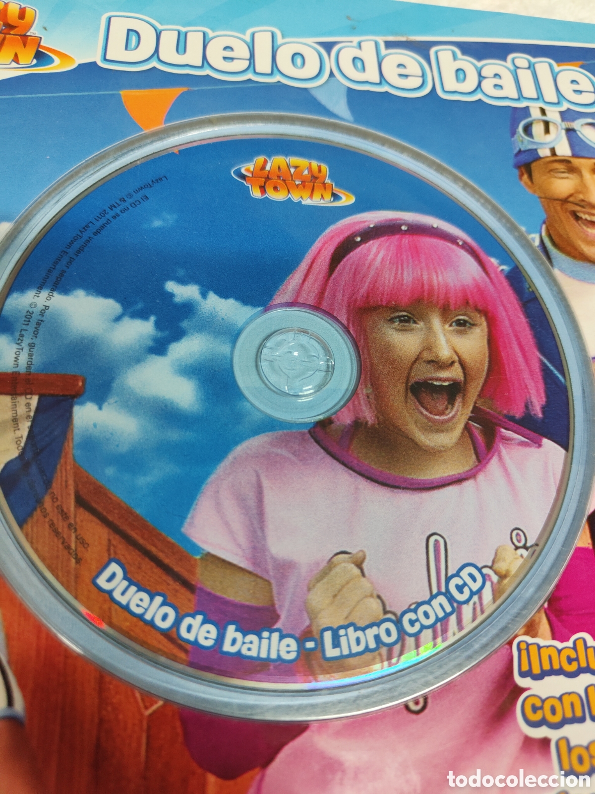 Libros: DUELO DE BAILE/ Libro con CD/LAZY TOWN - Foto 2