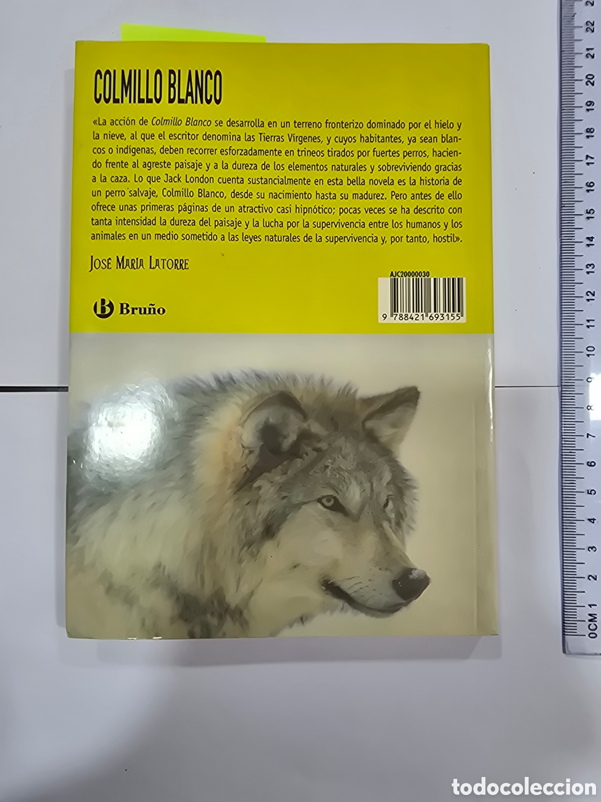 Libros: COLMILLO BLANCO , JACK LONDON , BRU&Ntilde;O - Foto 2