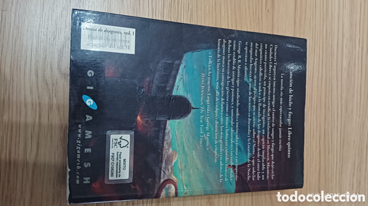 Libros: Danza de dragones George Mart&iacute;n - Foto 2