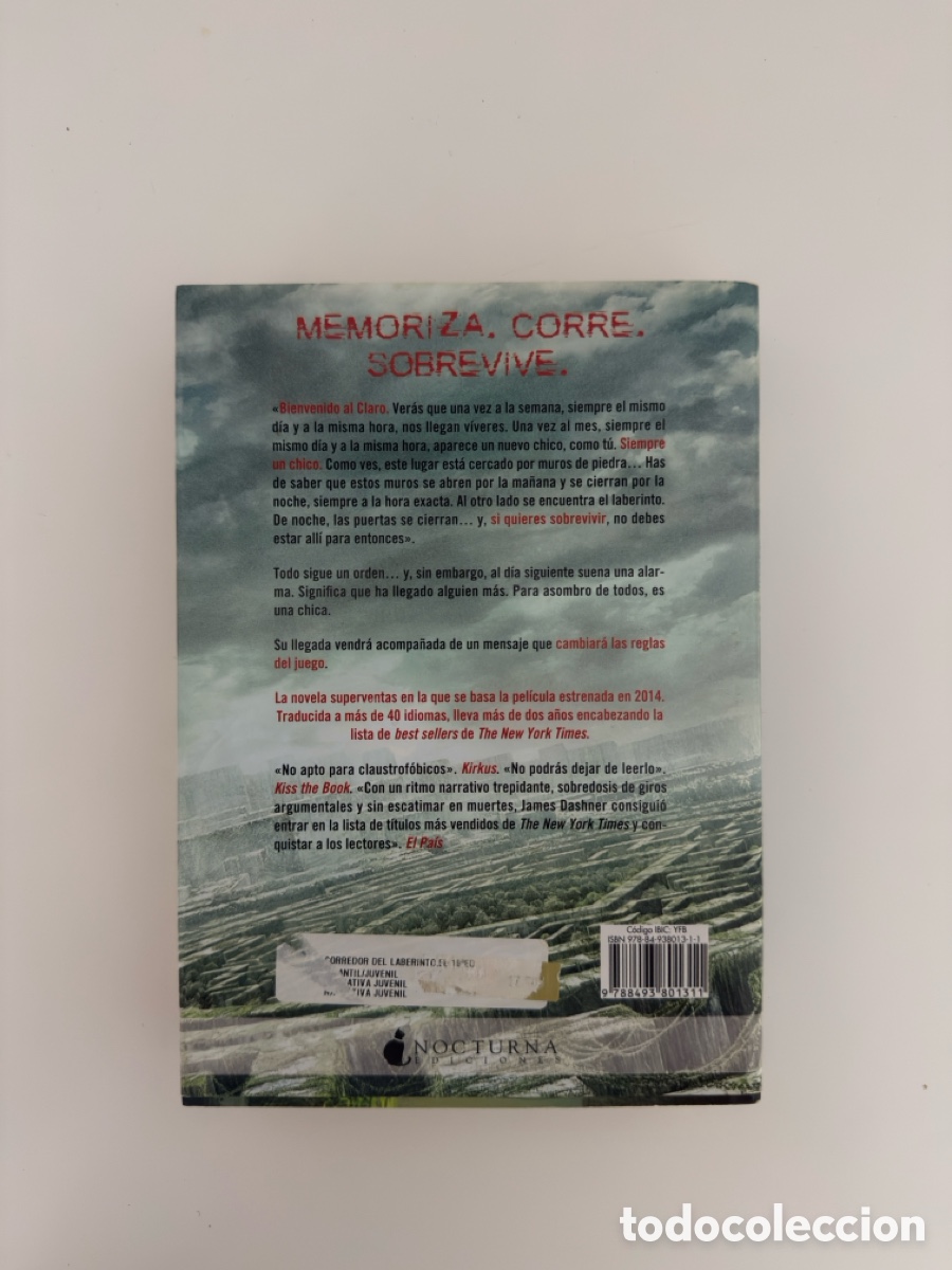 Libros: Libro: El Corredor del Laberinto. - Foto 2