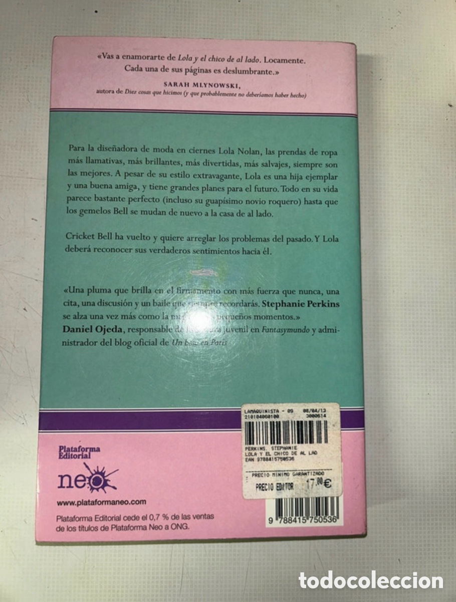 Libros: Lola y el chico de al lado - Foto 2