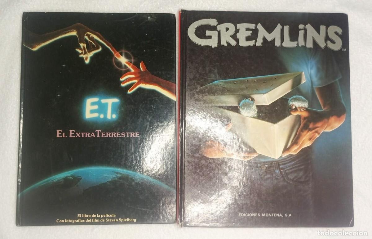 Libros: Dos libros de las peliculas Gremlins y E.T.