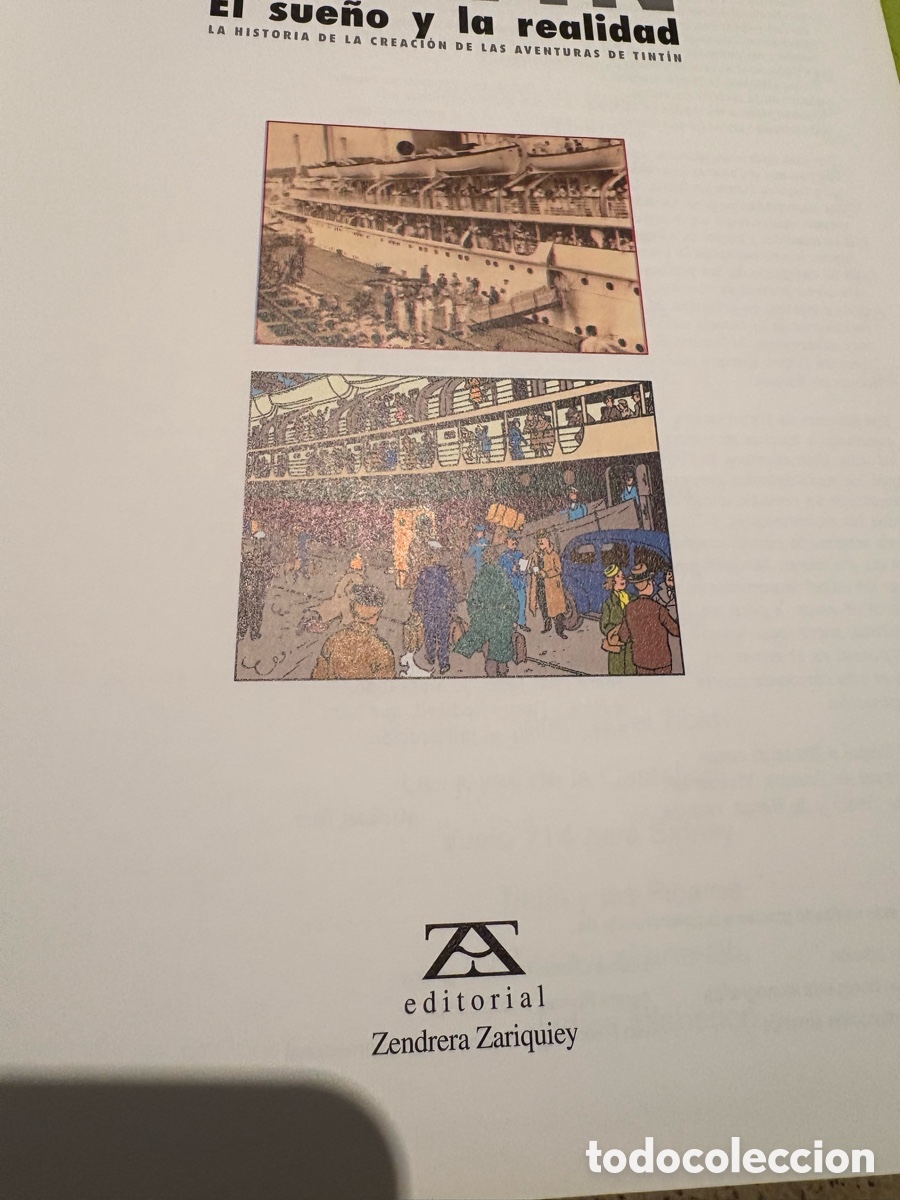 Libros: Primera edici&oacute;n del libro de Tint&iacute;n Entre el sue&ntilde;o y la realidad