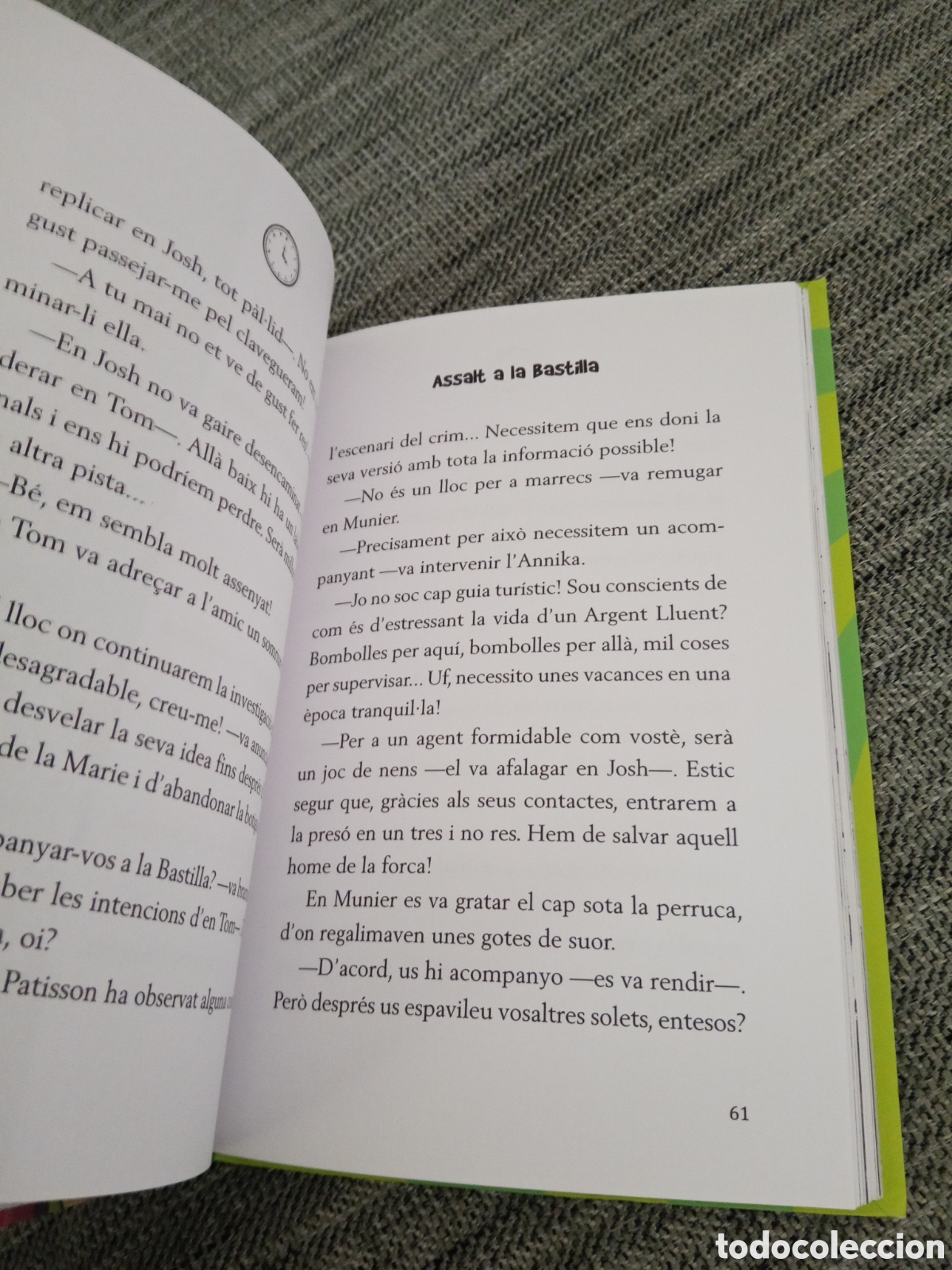 Libros: Libro Tom 0clock y els detectius del temps Lectura en catal&aacute;n - Foto 10