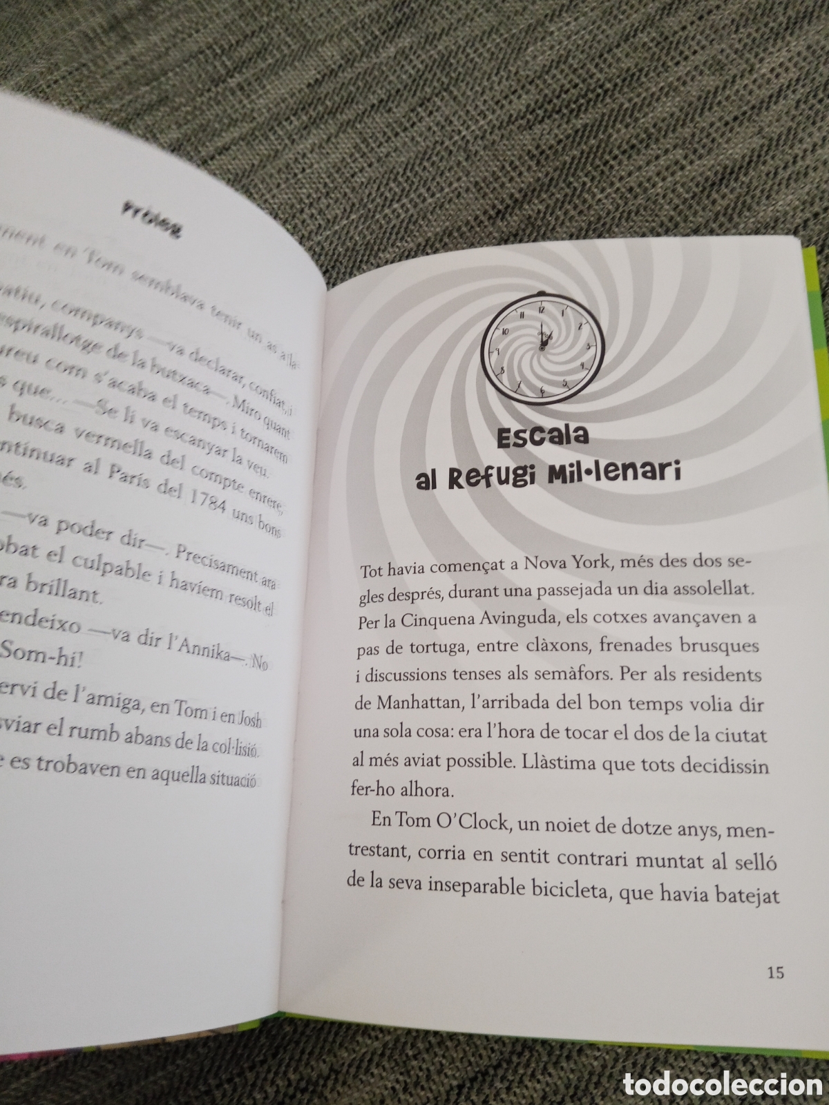 Libros: Libro Tom 0clock y els detectius del temps Lectura en catal&aacute;n - Foto 13