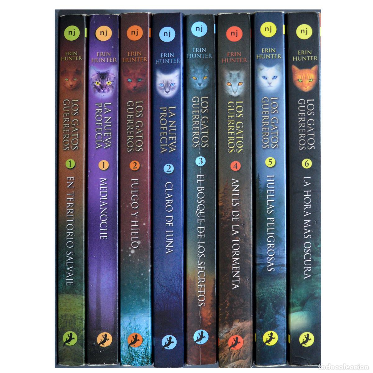 Libros: LOTE 8 LIBROS LOS GATOS GUERREROS EDICIONES SALAMANDRA