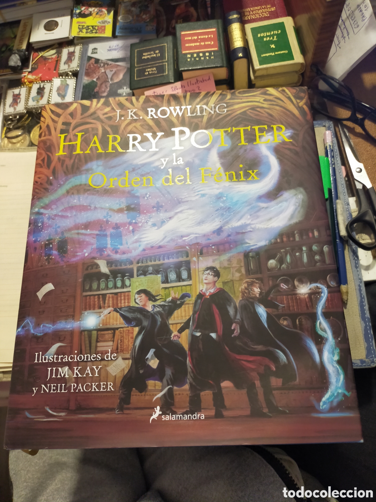 Libros: HARRY POTTER Y LA ORDEN DEL FENIX LUJO ED. ILUSTRADA JIM KAY NEIL PACKER SALAMANDRA TAPA DURA NUEVO