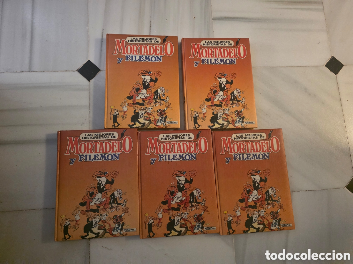 Libros: coleccion de mortadelo y filemon 5 unidades