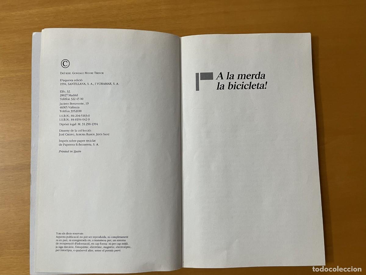 Libros: A la merda la bicicleta CATAL&Agrave; JUVENIL - Foto 3