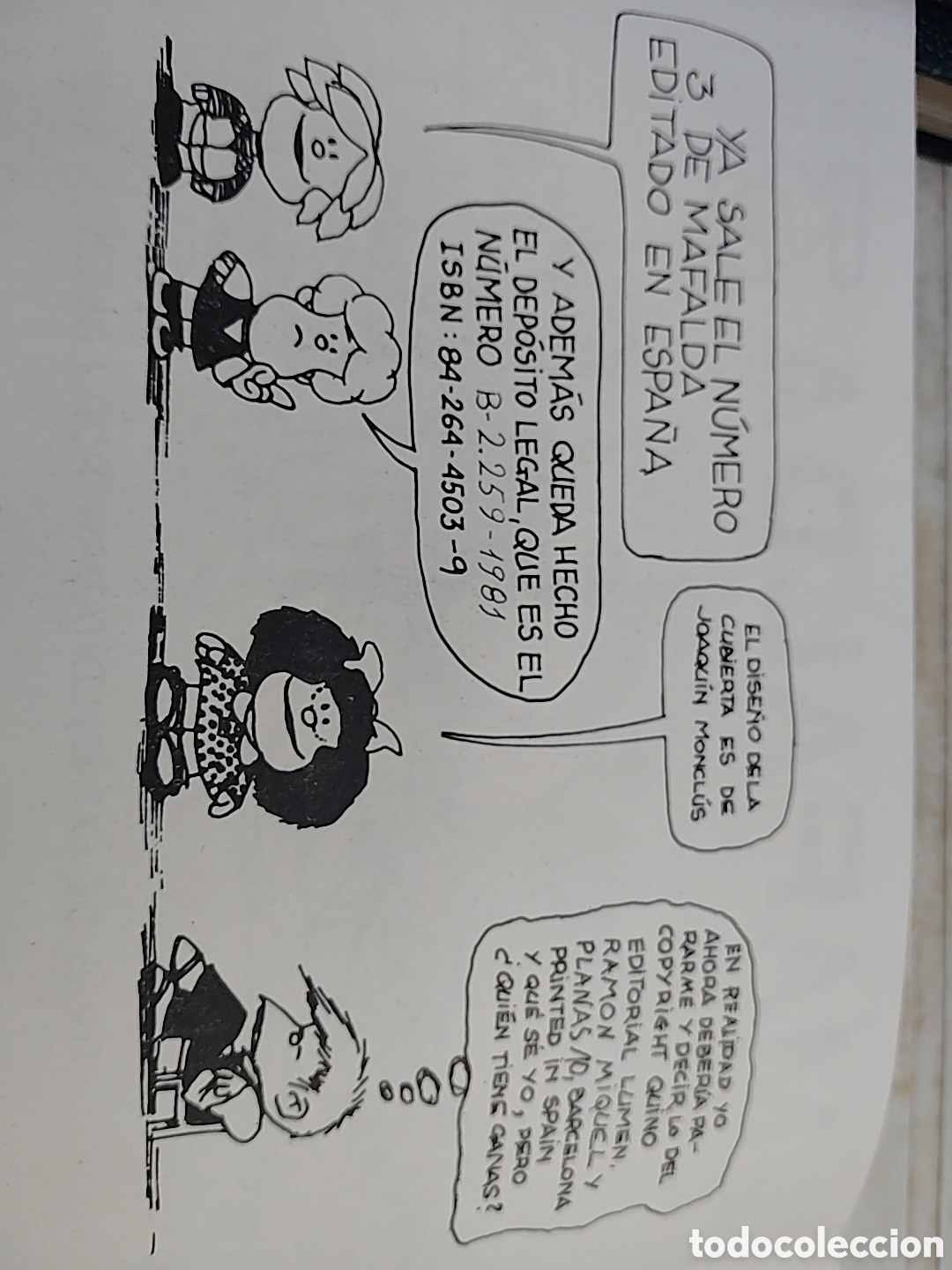 Libros: Mafalda n&uacute;mero 3 de 2981 - Foto 3