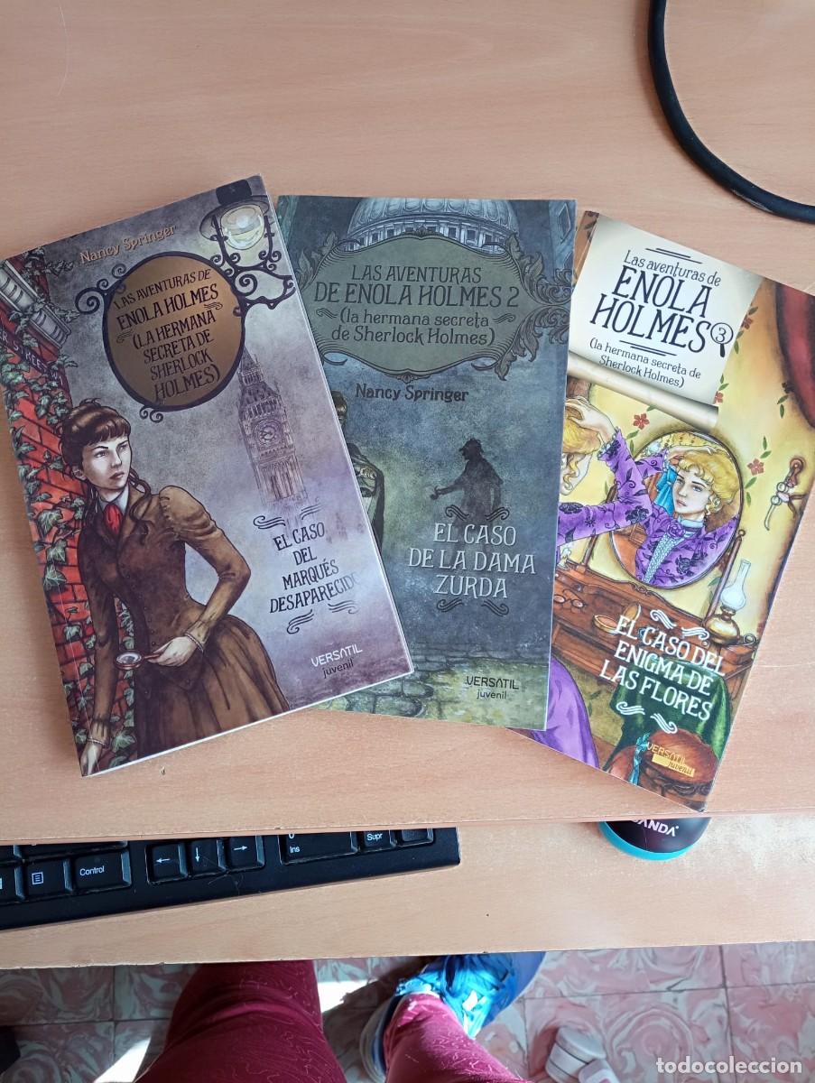 Libros: Lote de tres libros de Enola Holmes