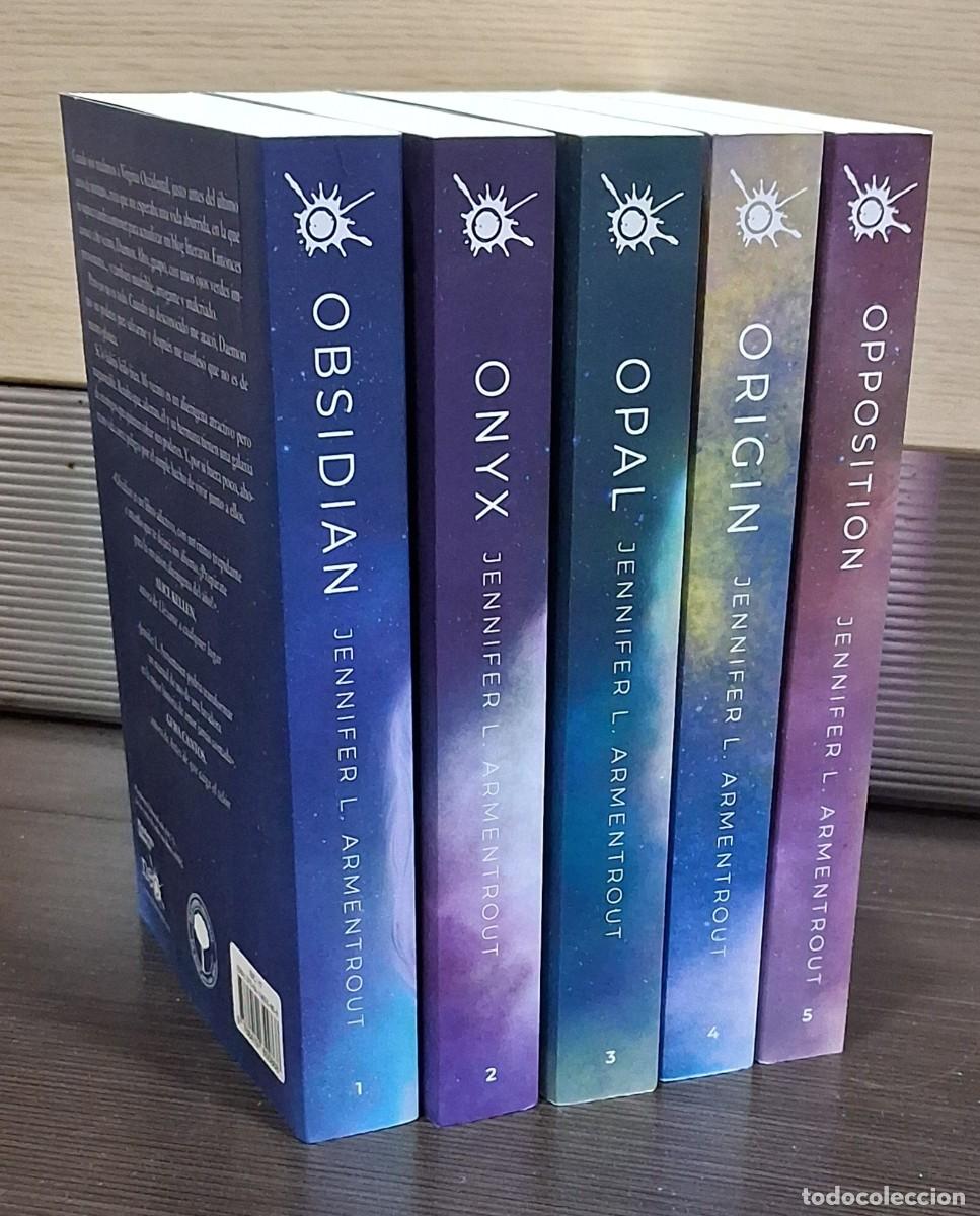 Libros: Saga LUX. Completa. Jennifer L. Armentrout. Obsidian, Onyx, Opal, Origin y Opposition. Excelente!