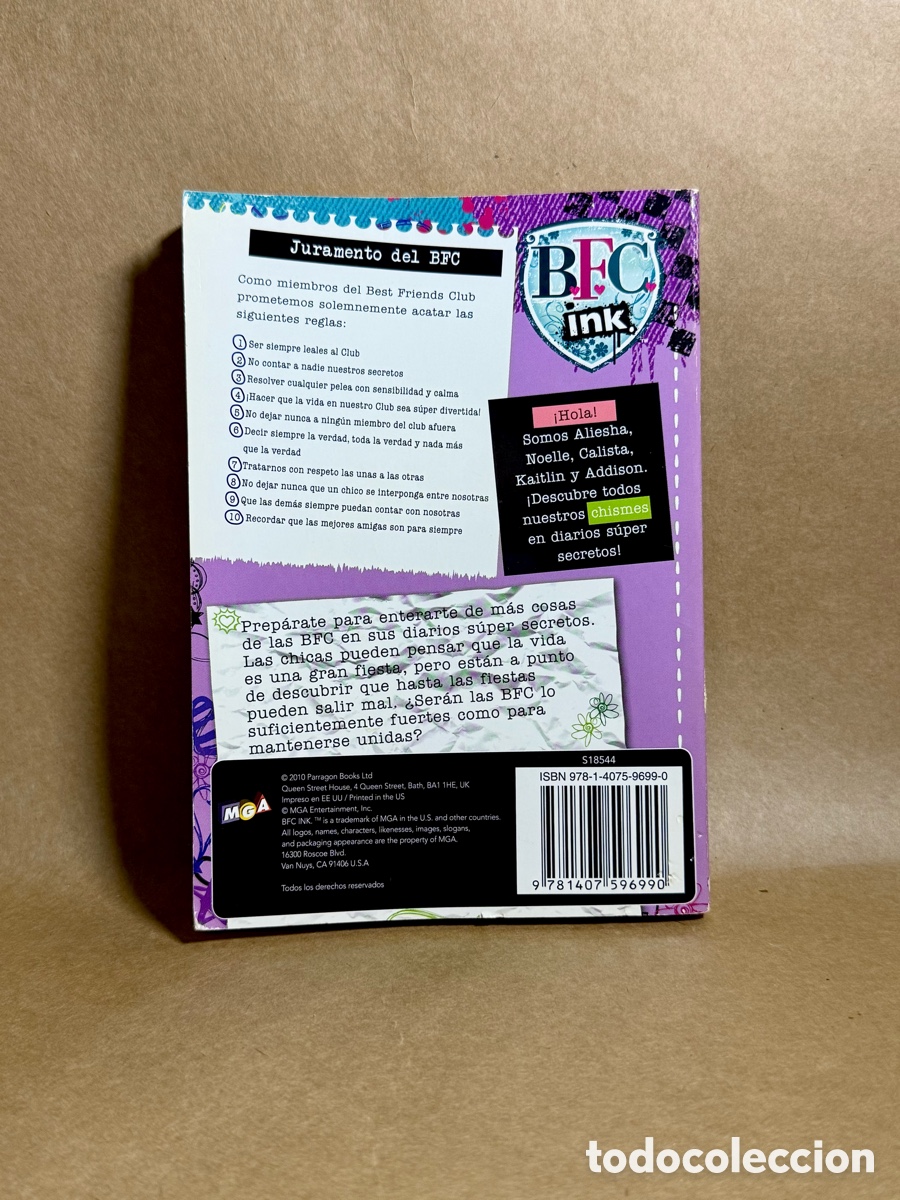 Libros: BFC Ink &ndash; Fiestas, pijamas y peque&ntilde;os misterios &ndash; Parragon 2010 &ndash; N&ordm; 4