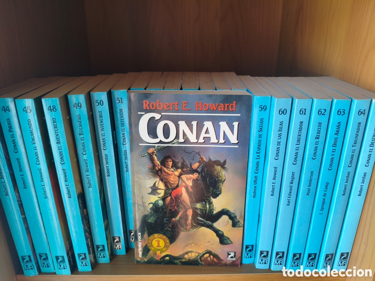books: novelas Conan (Mart&iacute;nez Roca)