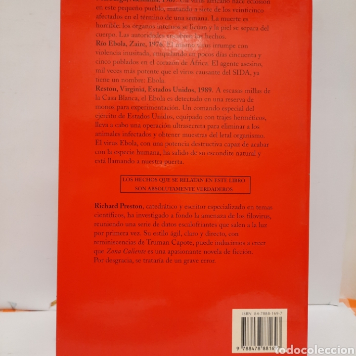 Libros: Zona caliente de Richard Preston - Foto 2