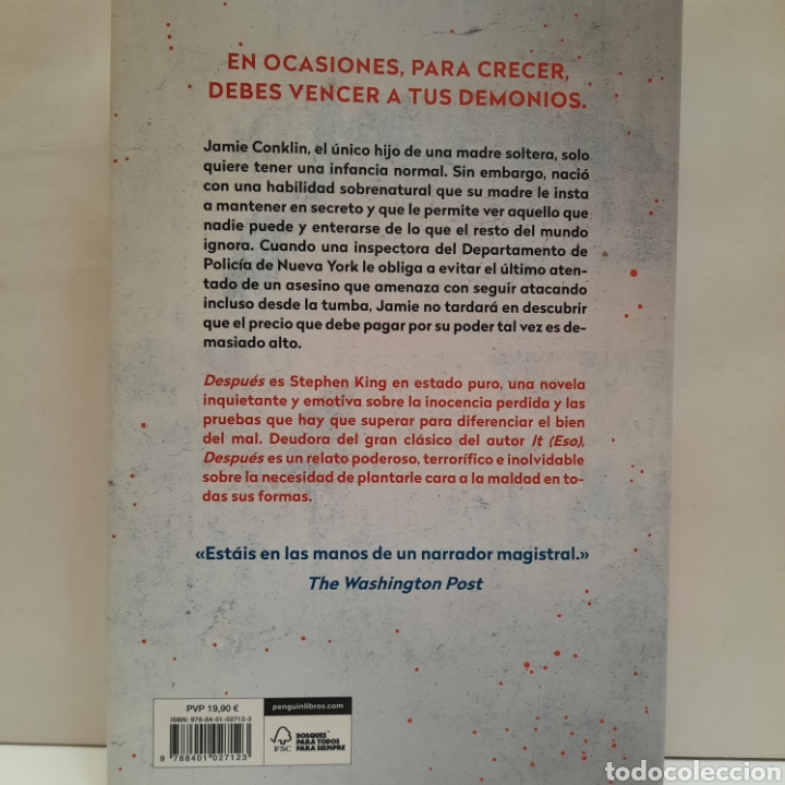 Libros: Despu&eacute;s de Stephen King NUEVO - Foto 2