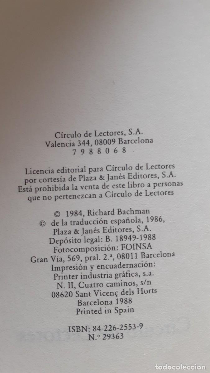 Libros: MALEFICIO * STEPHEN KING * CIRCULO DE LECTORES - 1989 ** COMO NUEVO !!!!!! - Foto 3