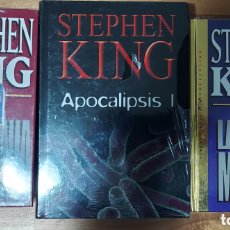 Libros: LOTE LIBROS STEPHEN KING PRECINTADOS INSOMNIA, APOCALIPSIS Y LA ZONA MUERTA