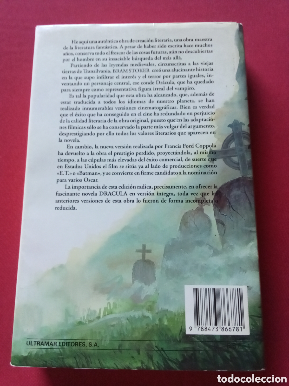 Libros: DRACULA - BRAM STOKER - ULTRAMAR - Foto 2