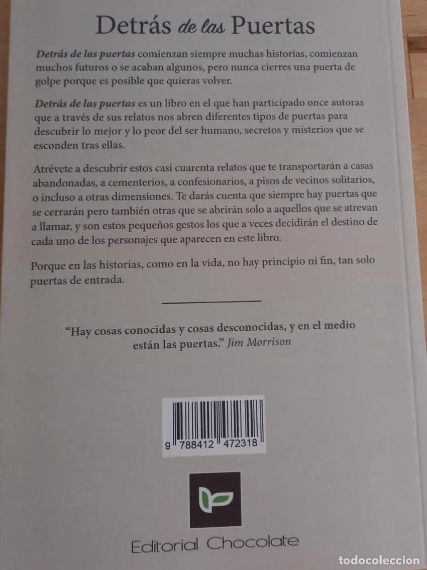 Libros: DETR&Aacute;S DE LAS PUERTAS - Foto 2
