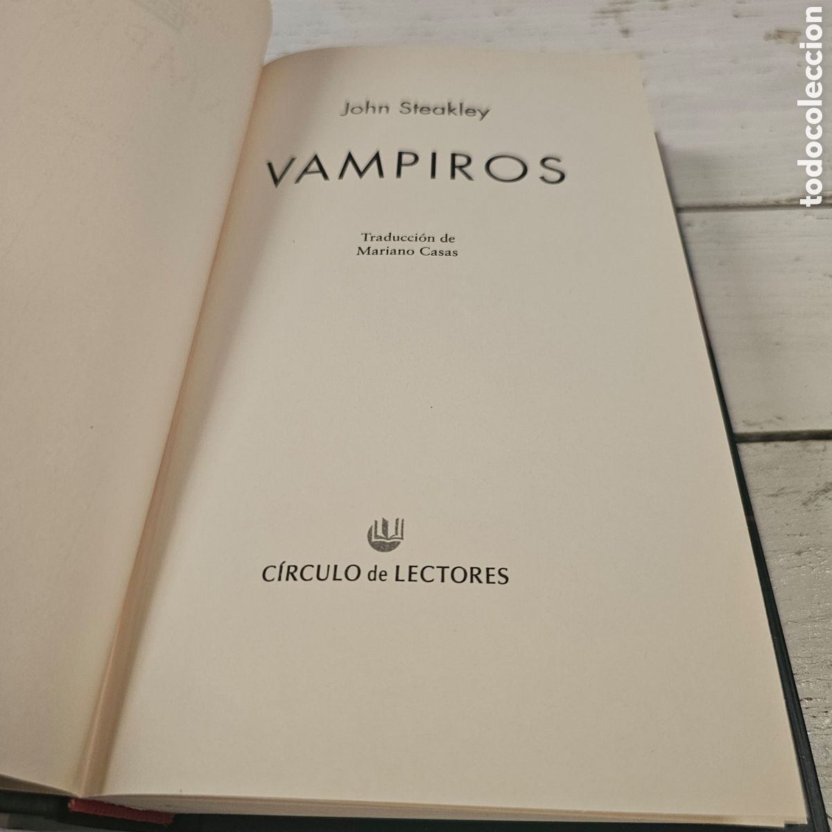 Libros: Vampiros. John Steakley. C&iacute;rculo de lectores - Foto 2