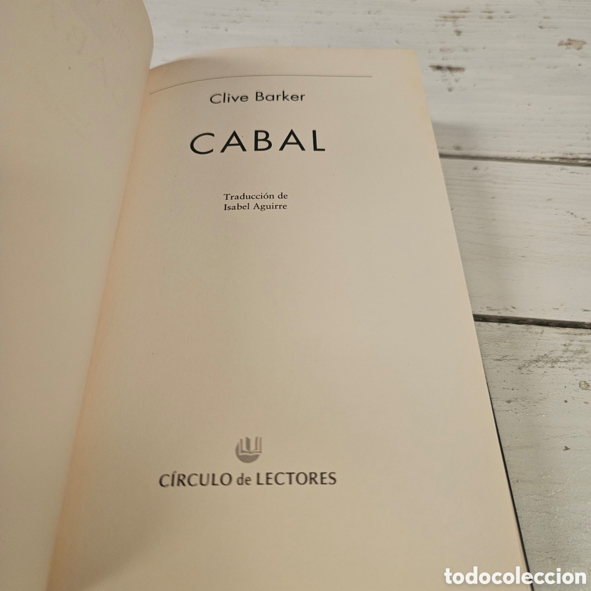 Libros: Cabal. Clive Barker. C&iacute;rculo de lectores - Foto 2