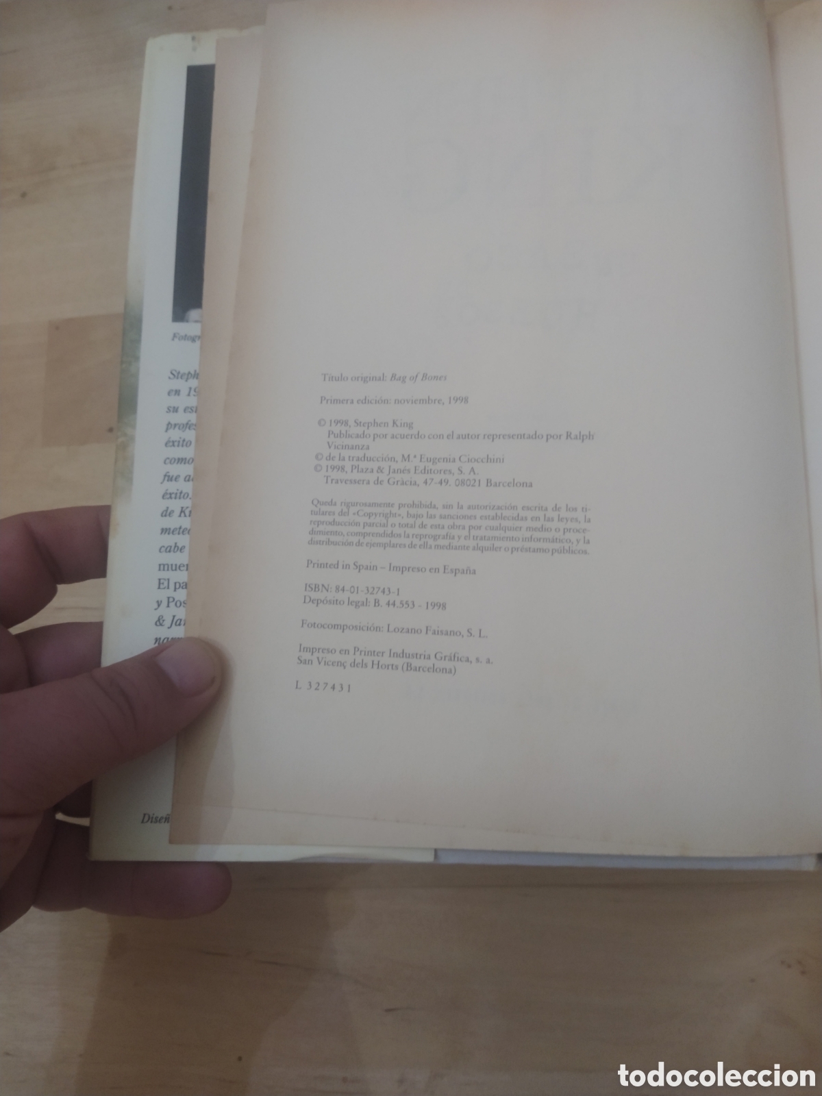 Libros: UN SACO DE HUESOS - STEPHEN KING - Foto 2