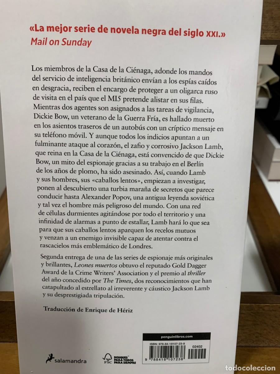 Libros: LEONES MURTOS, MICK HERRON, SALAMANDRA - Foto 2