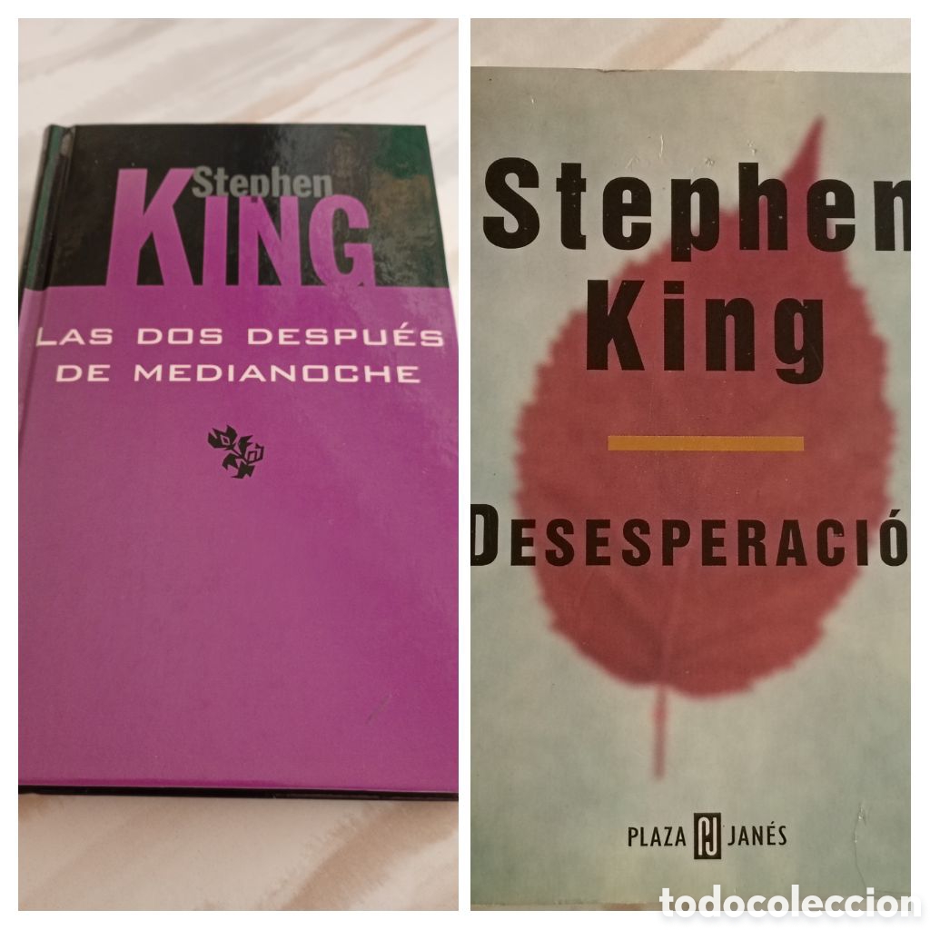 Libros: STEPHEN KING LOTE DE 2 NOVELAS