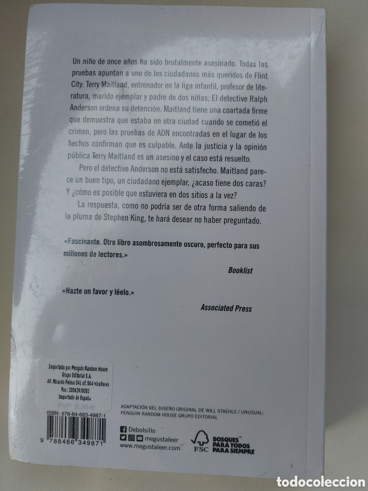 Libros: El visitante. Stephen King. Precintado - Foto 3
